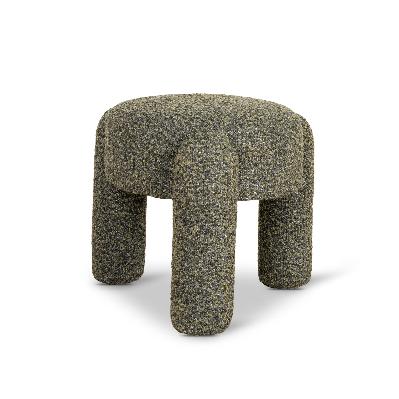 tasker ottoman - basil green