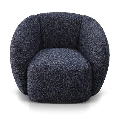 plushpeak armchair - midnight blue 