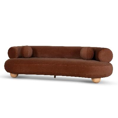 nimbus 3 seater sofa - red bronze 