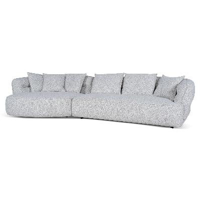 rowe left chaise sofa - almond beige