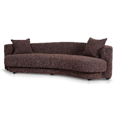 bedisa 3 seater sofa - moss brown 