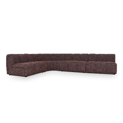 elias modular sofa - moss brown 