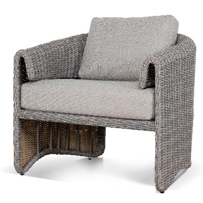 rivana outdoor armchair - light brown
