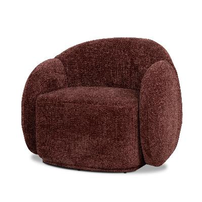 haldor armchair - lila burgundy