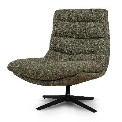 marenzo black lounge chair - verona olive