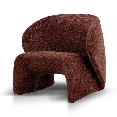 sonora armchair - lila burgundy