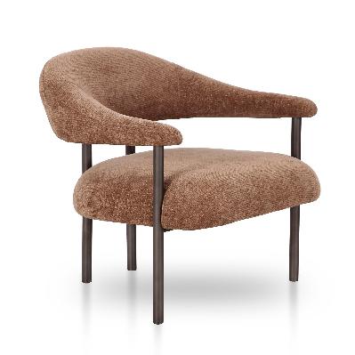 estavion armchair - lila nutmeg