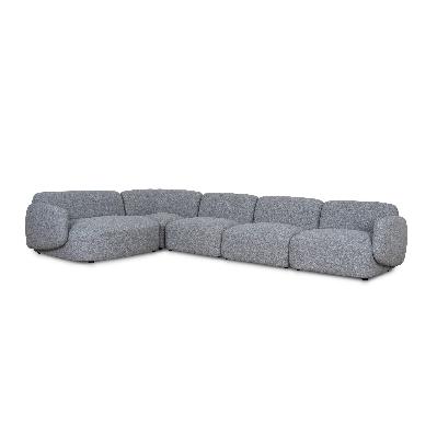 gosling left chaise modular sofa - glacier grey