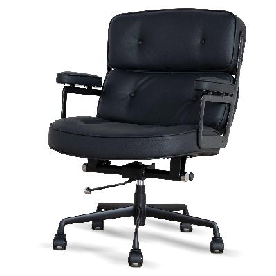 monroe office chair - full black