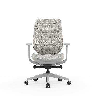 velsan mesh office chair - light grey