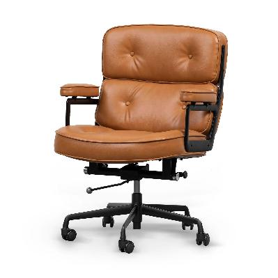 monroe office chair - honey tan - with arms 