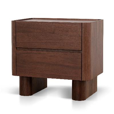 rilano bedside table - walnut