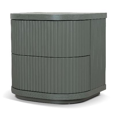 elino bedside table - sage green