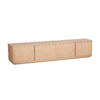 sahar 2.2m tv entertainment unit - natural