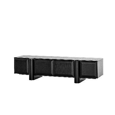 ariyah 1.6m tv entertainment unit - full black 