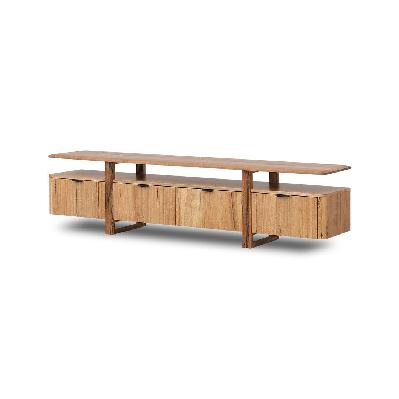 hirata 2.1m tv entertainment unit - natural 