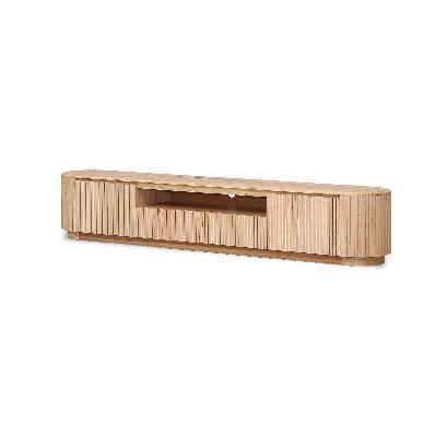 adsila 2.4m tv entertainment unit - nz natural ash 