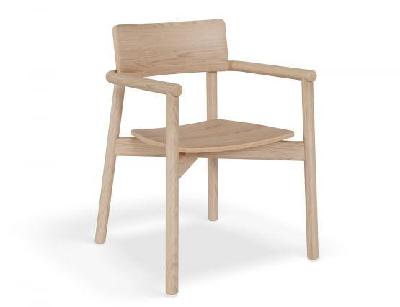 andi wooden armchair natural ash 