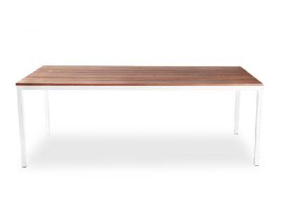 cape outdoor dining table - solid spotted gum - l1400 x w840 x h760mm 