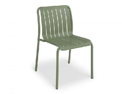 roku outdoor dining chair matte eucalyptus green 