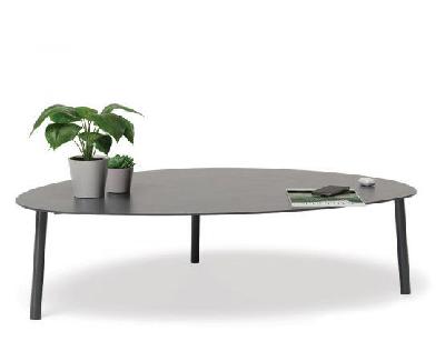 cetara outdoor coffee table - large - charcoal