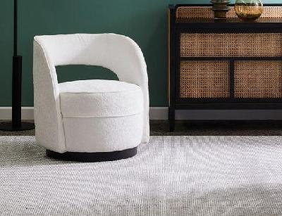 garcia contemporary knotted wool rug whisper - 300 x 400cm 