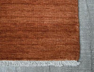 diva handloom knotted wool rug ochre - 200 x 290cm 