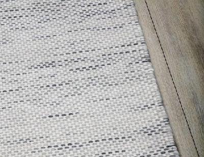 subi flatweave wool rug silver ivory - 250 x 350cm 