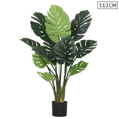 113cm artificial indoor potted turtle back fake decoration tree flower pot plant