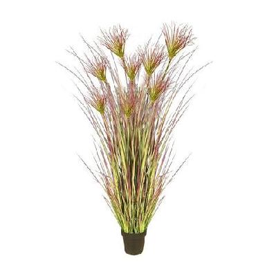 120cm purple artificial indoor potted papyrus plant tree fake simulation decorative