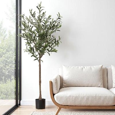 155cm artificial olive tree faux trees indoor decor artificial plants lifelike plant