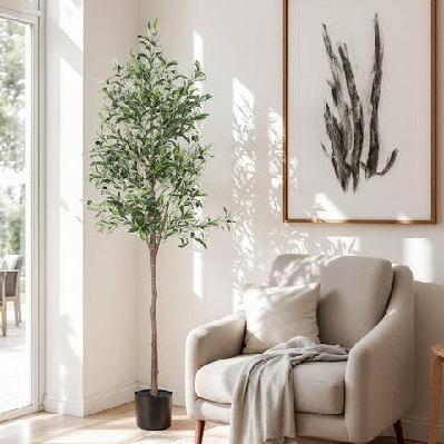 180cm artificial olive tree faux trees indoor decor artificial plants lifelike plant 1.8m
