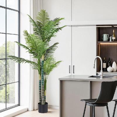 180cm artificial palm tree faux trees indoor decor artificial plants lifelike plant 1.8m