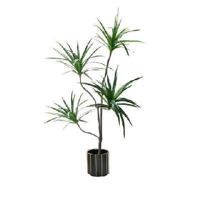 180cm green artificial indoor brazlian iron tree fake plant decorative 4 heads