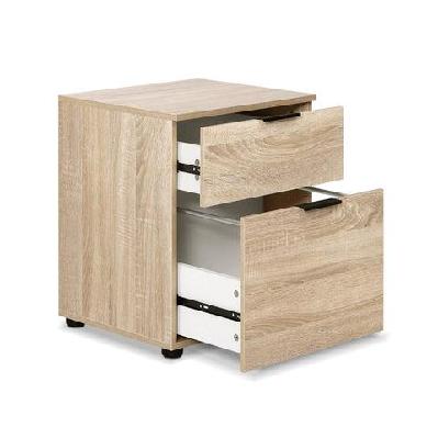 2 drawer filing cabinet office shelves storage drawers cupboard wood file home