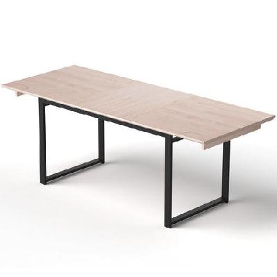 2m extendable dining table kitchen cafe lounge restaurant tables natural