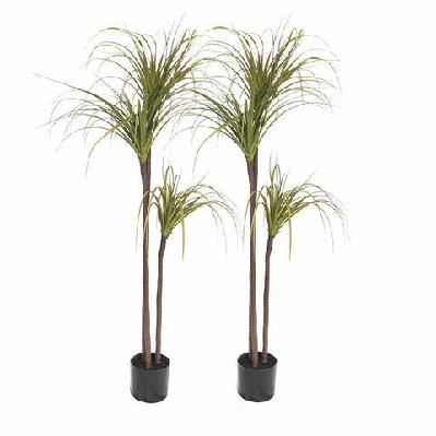 2x 145cm green artificial indoor dragon blood tree fake plant decorative