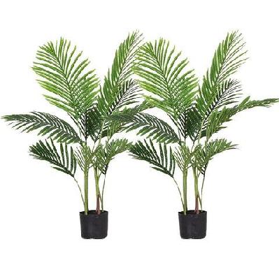 2x 145cm green artificial indoor swallowtail sunflower tree fake plant simulation decorative