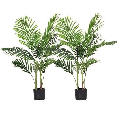 2x 145cm green artificial indoor swallowtail sunflower tree fake plant simulation decorative
