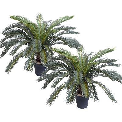 2x 155cm artificial indoor cycas revoluta cycad sago palm fake decoration tree pot plant