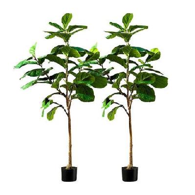 2x 155cm green artificial indoor qin yerong tree fake plant simulation decorative