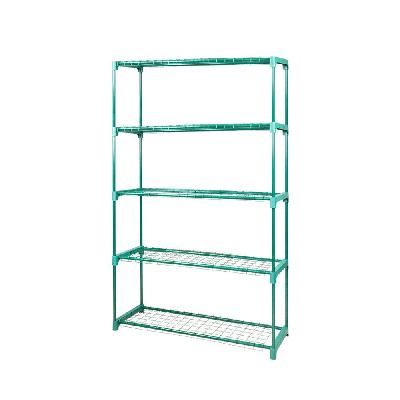 2x 5 tier plant shelve garden greenhouse steel storage shelving frame stand rack
