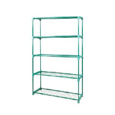 2x 5 tier plant shelve garden greenhouse steel storage shelving frame stand rack