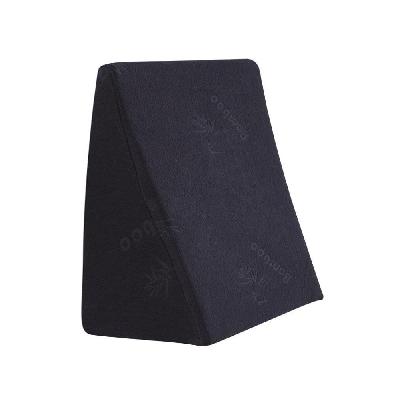 2x cool gel memory foam wedge pillow – 3-in-1 back, leg and head support | 61x61x30cm