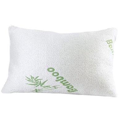 2x dreamz luxury natural memory foam bed pillows bamboo fabric cover 70x40cm