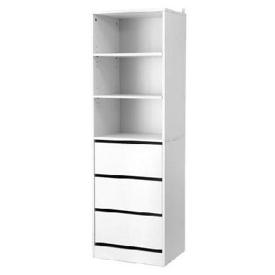3 chest of drawers tallboy cabinet white