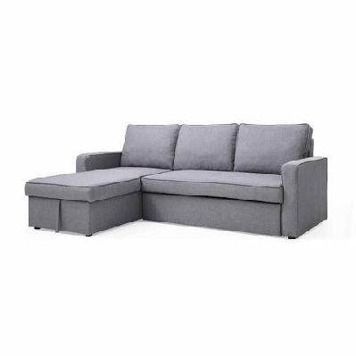 3 seater sofa bed with pull out storage storage corner chaise lounge set in grey