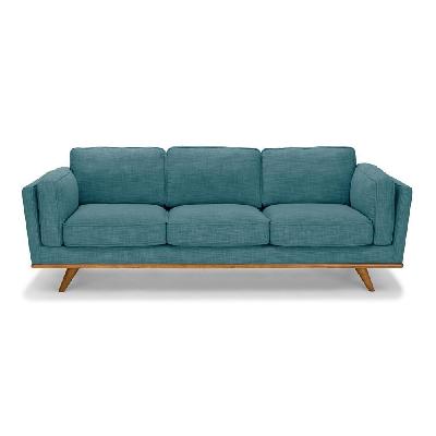 3+2 seater sofa teal fabric lounge set for living room couch with wooden frame
