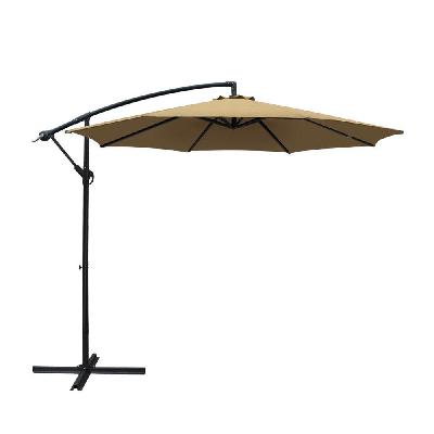 3m cantilevered outdoor umbrella - beige