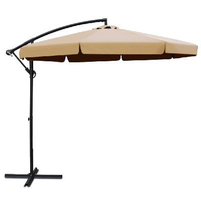 3m outdoor umbrella - beige